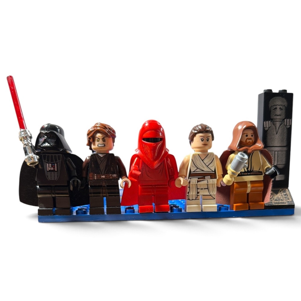 LEGO Star Wars Minifigure Lot Darth Vader Anakin Rey Obi-Wan Royal Guard